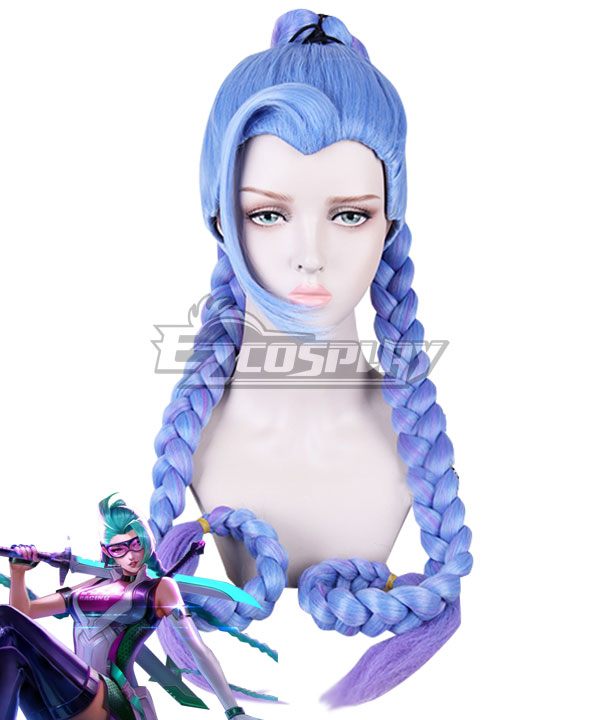 Arena of Valor Krixi Airi Racer Blue Cosplay Wig