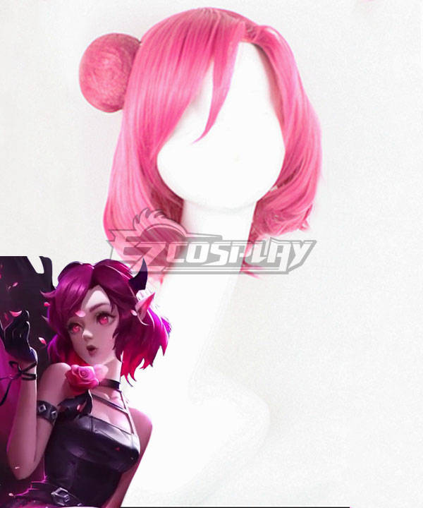 Arena of Valor Krixi Wicked Wings Pink Cosplay Wig