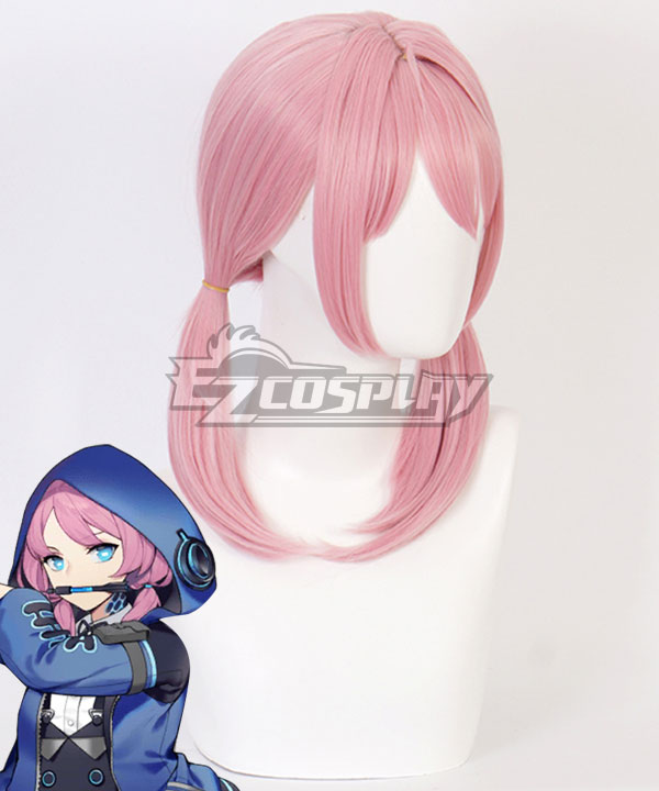 Arknights Blue Poison Pink Cosplay Wig