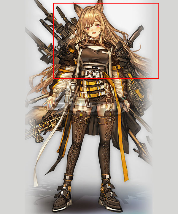 Arknights Ceobe Golden Cosplay Wig