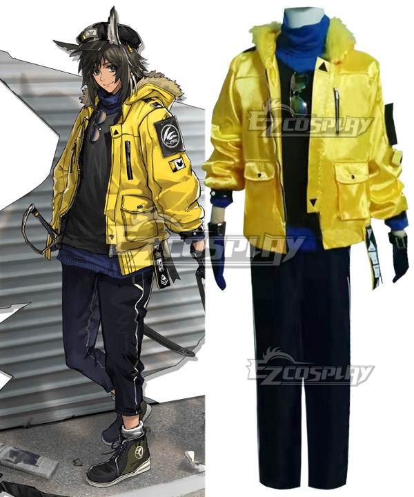 Arknights Courier New Routes Yellow Skin Cosplay Costume