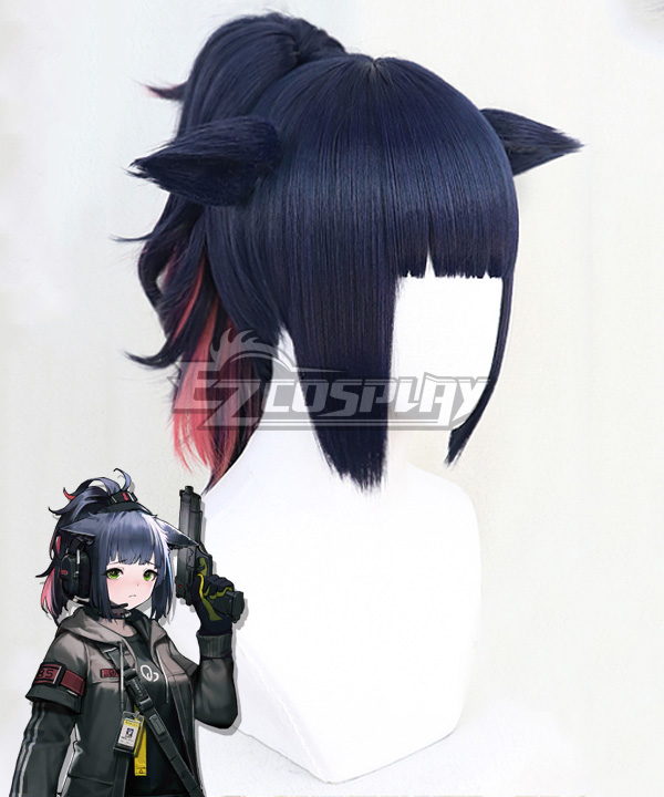 Arknights Jessica Blue Cosplay Wig