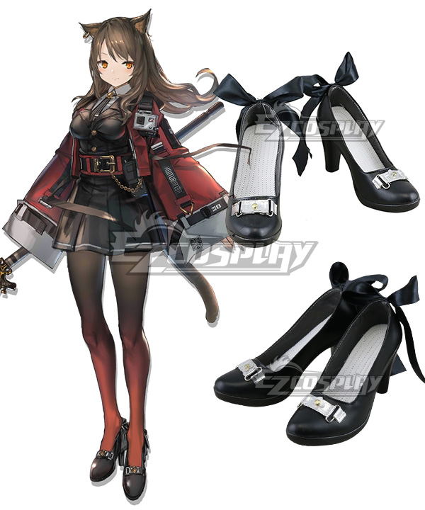 Arknights Skyfire Black Cosplay Shoes