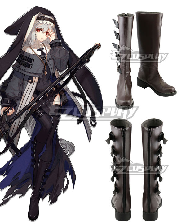 Arknights Specter Black Shoes Cosplay Boots