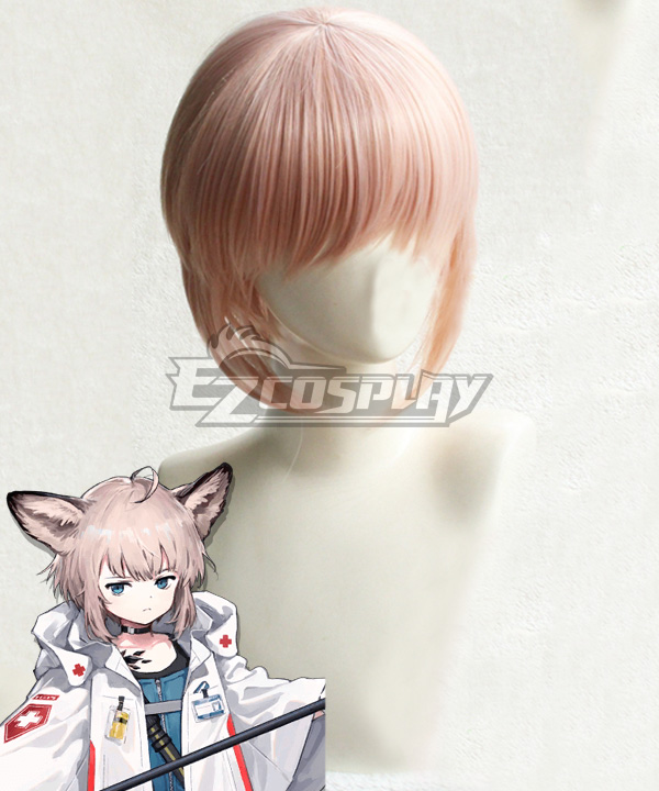 Arknights Sussurro Pink Cosplay Wig