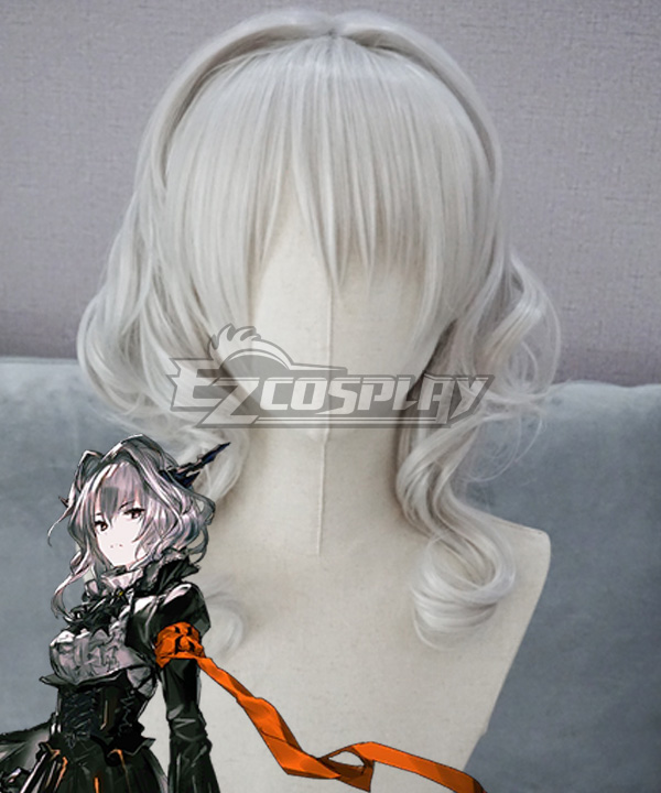 Arknights Talulah White Cosplay Wig