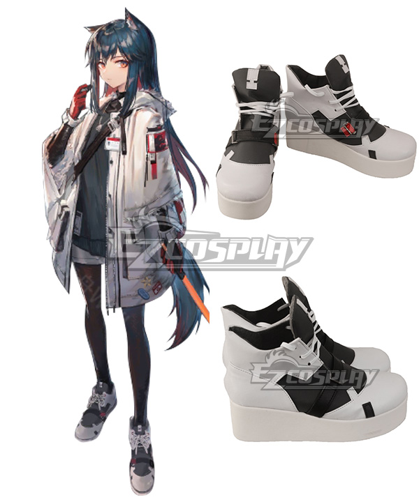 Arknights Texas Winter Black Cosplay Shoes