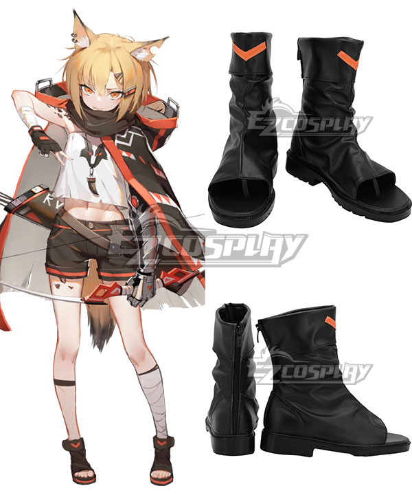 Arknights Vermeil Schwarze Cosplay-Schuhe