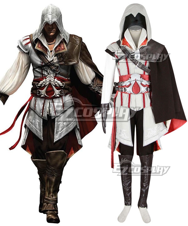 

Assassin's Creed 2 Zio Auditore Da Firenze White Cosplay Costume