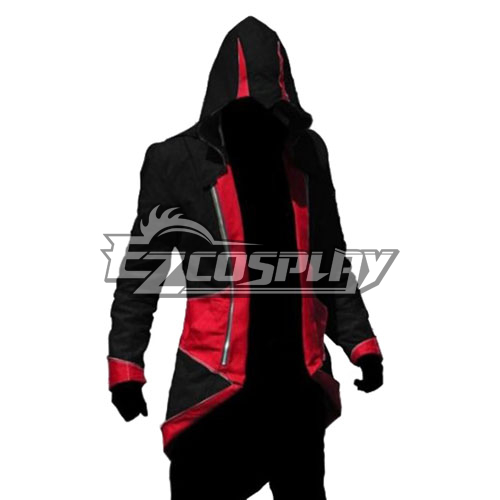 Assassin's Creed II Ezio Black & Red Cosplay Hoodie