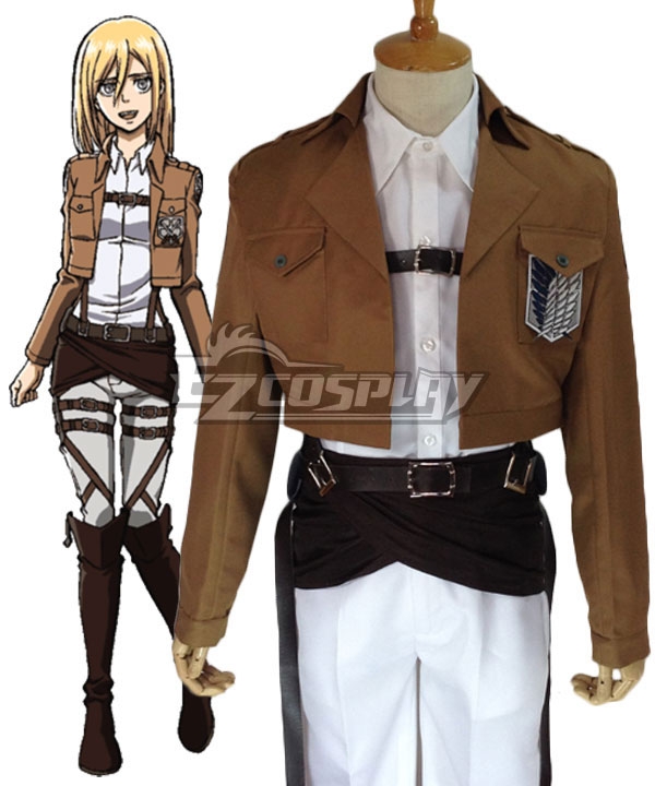 Attack on Titan Shingeki no Kyojin Krista Lenz Survey Corps Cosplay Costume