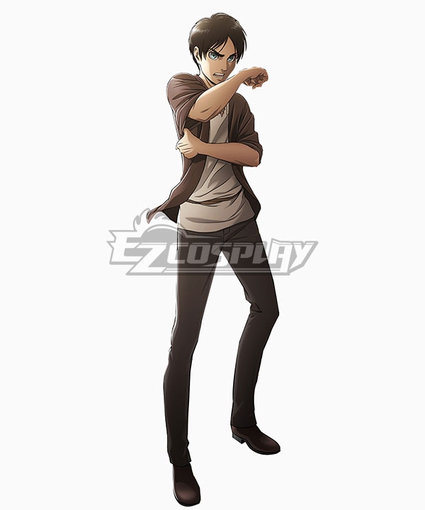 

Attack on Titan Season 3 Shingeki No Kyojin Eren Yeager Cosplay Costume
