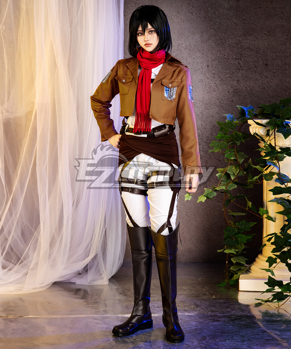 Angriff auf Titan Shingeki no Kyojin Mikasa Akkaman Mikasa Ackerman Scout Regiment Cosplay-Kostüm