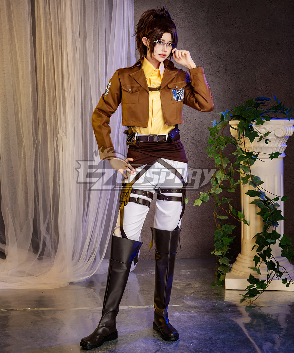Attack on Titan Shingeki no Kyojin Scout Regiment Hange Zoe Hanji Zoe Cosplay Costume