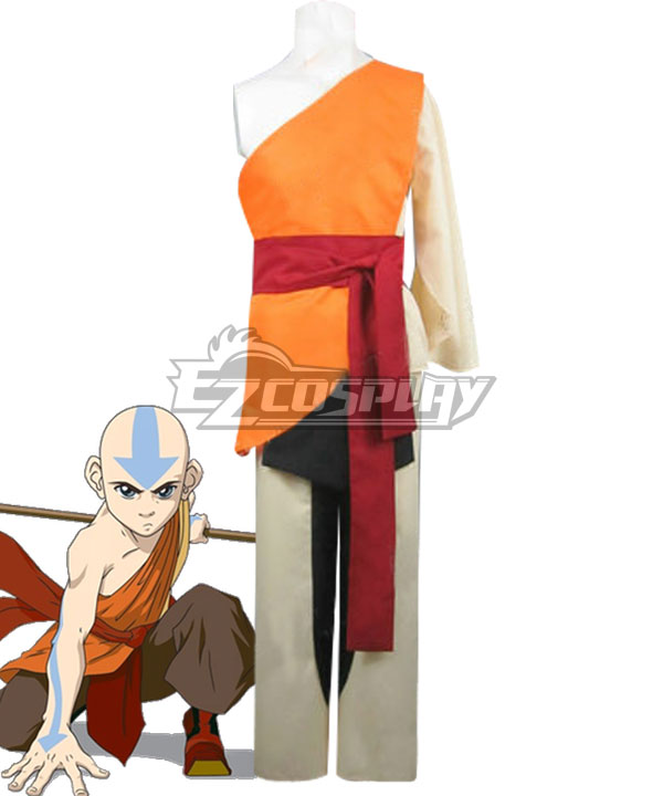 Avatar The Last Airbender Aang Cosplay Costume New Edition
