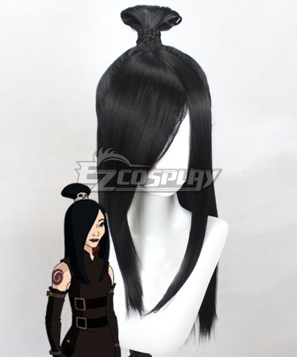 Avatar: The Last Airbender June Black Cosplay Wig
