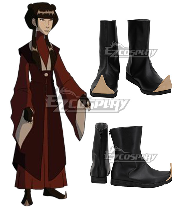 Avatar The Last Airbender Mai Black Cosplay Shoes