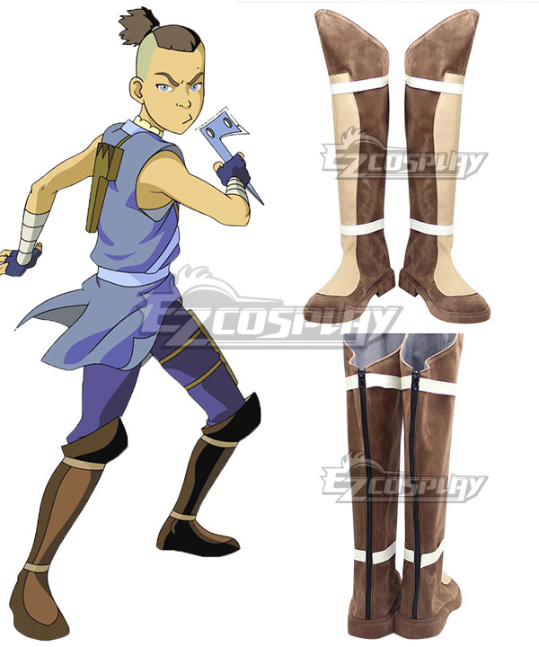 Avatar: The Last Airbender Sokka Brown Shoes Cosplay Boots