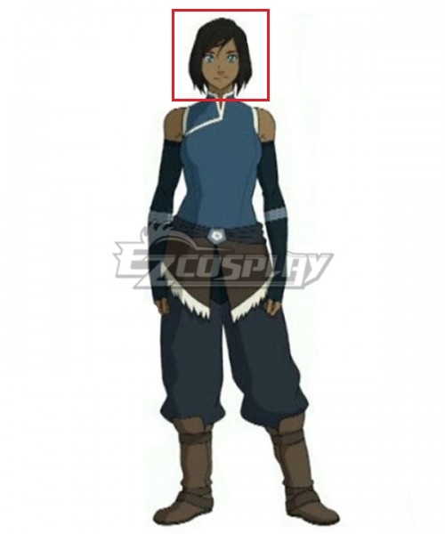 Avatar The Legend Of Korra Season 4 Korra Black Cosplay Wig