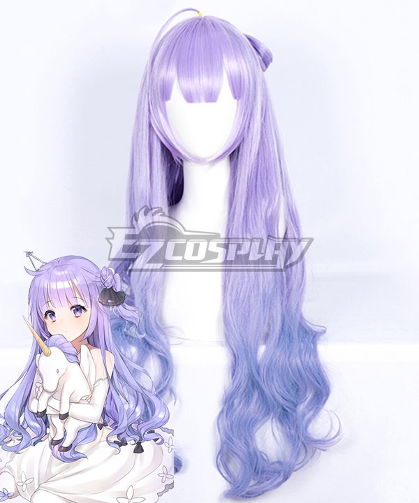 Azur Lane Unicorn Purple Cosplay Wig
