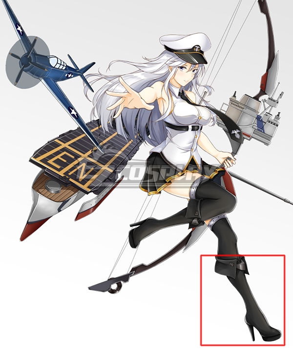 

Azur Lane USS Enterprise Black Shoes Cosplay Boots