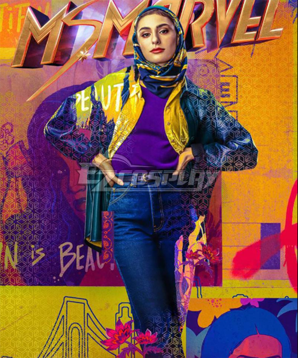 Ms. Marvel Nakia Bahadir Cosplay Costume