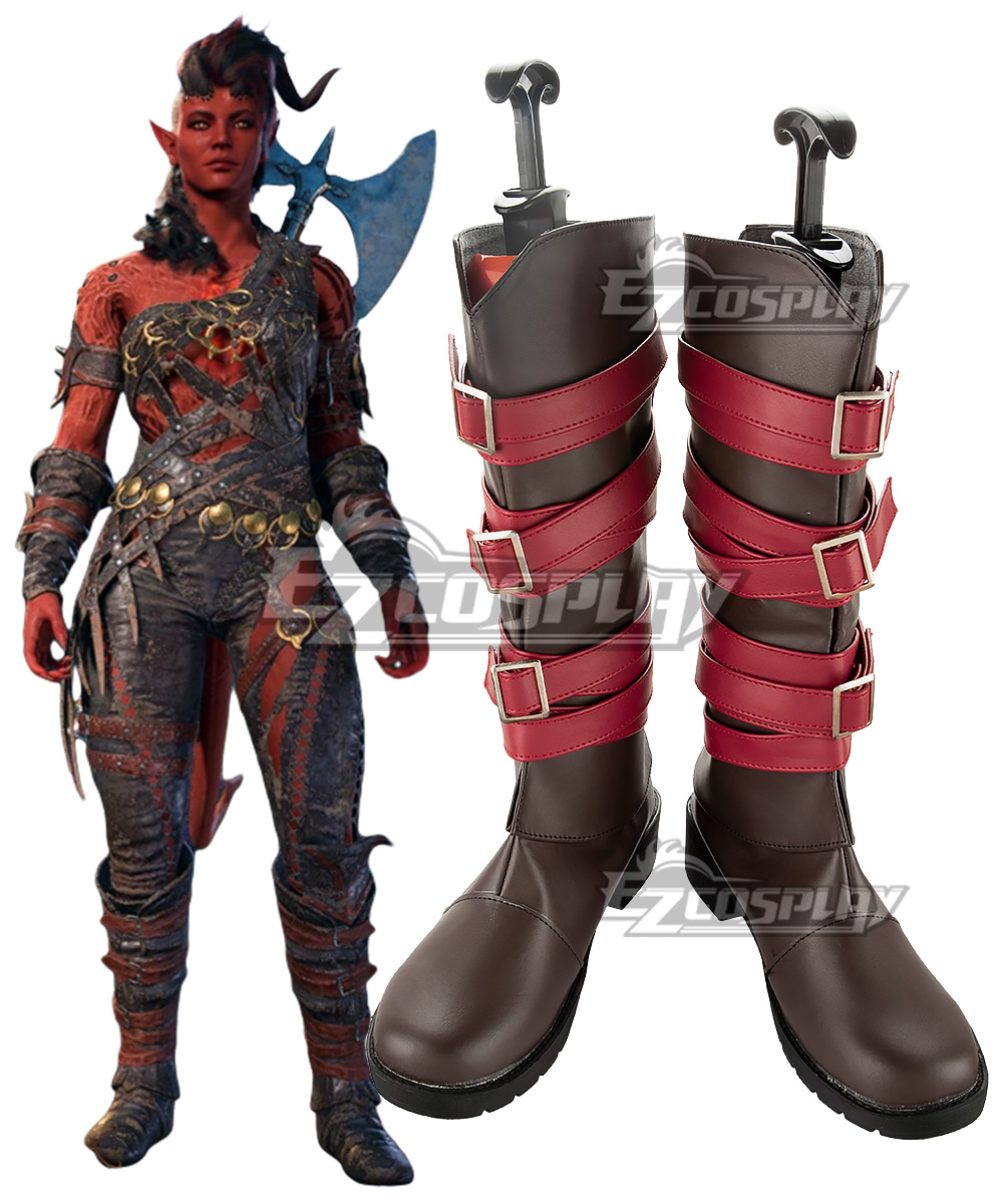 Baldur's Gate III BG3 Karlach Shoes Cosplay Boots