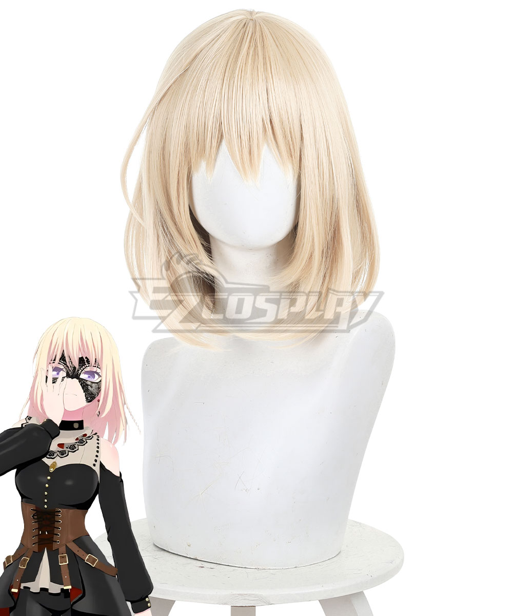 BanG Dream! Ave Mujica Misumi Uika Golden Cosplay Wig