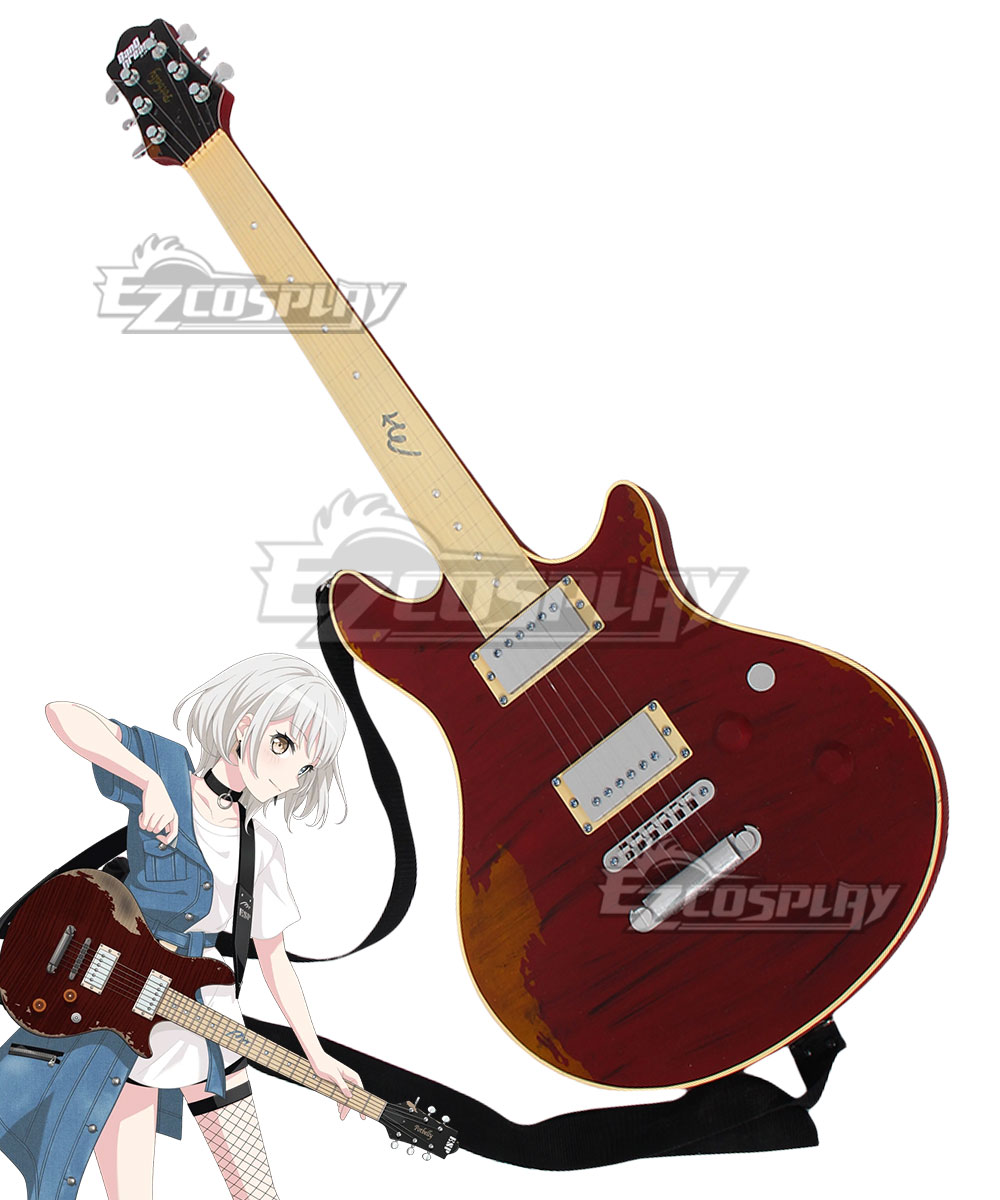 BanG Dream! Kaname Raana Guitar Cosplay Weapon Prop