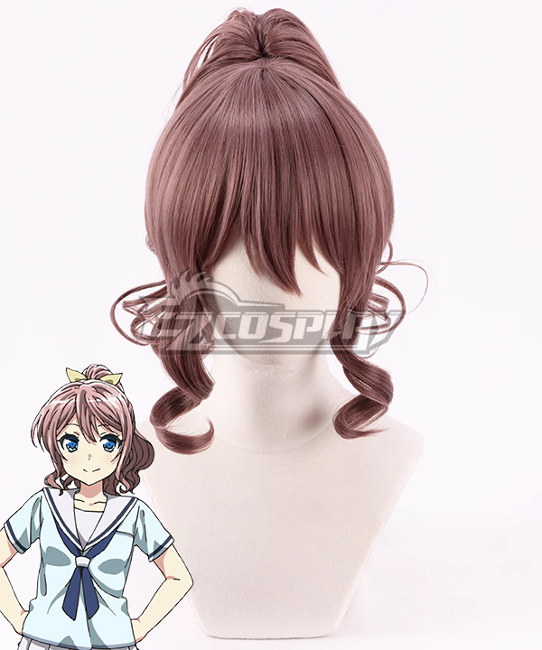 BanG Dream! Poppin'Party Yamabuki Saaya Pink Cosplay Wig