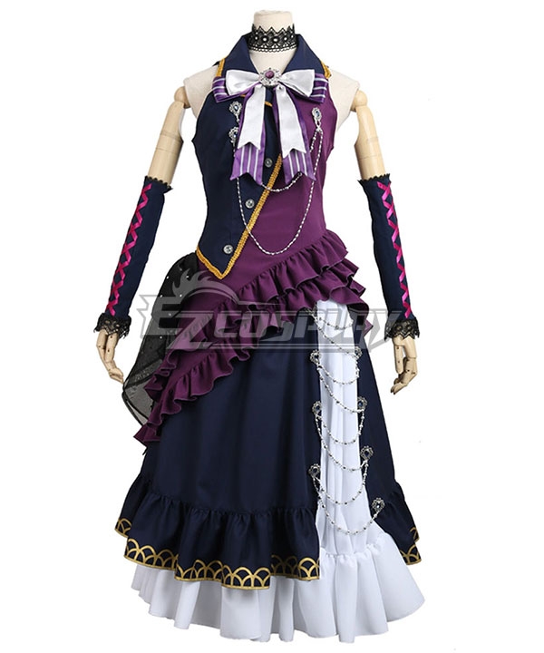 BanG Dream! Roselia Shirokane Rinko BLACK SHOUT Cosplay Costume