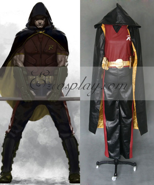 

DC Comics Batman Arkham City Robin Cosplay Costume