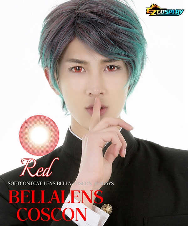Bella Eye Coscon Clear Lens Katsuki Bakugou Protagonist Akira Kurusu Red Cosplay Contact Lense