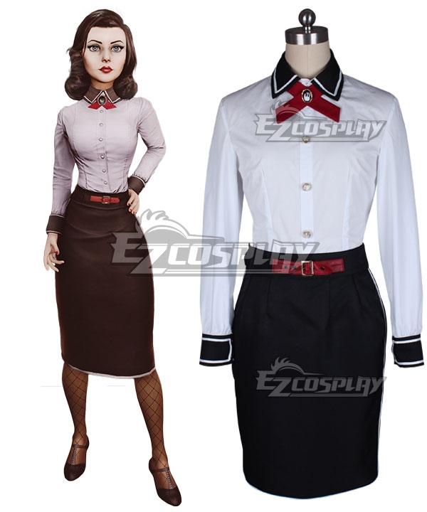 BioShock Infinite Elizabeth Cosplay Costume Dress Set