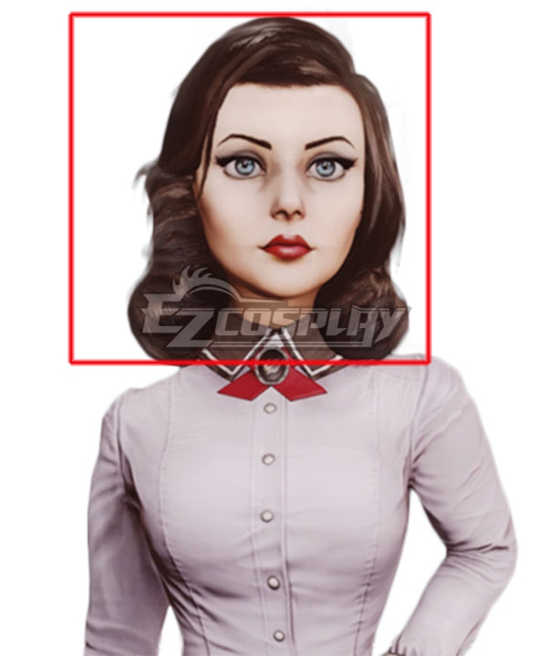 BioShock Infinite Elizabeth Deep Brown Cosplay Wig