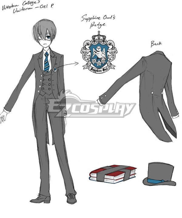 

Black Butler Ciel Phantomhive School Uniform Cosplay Costume