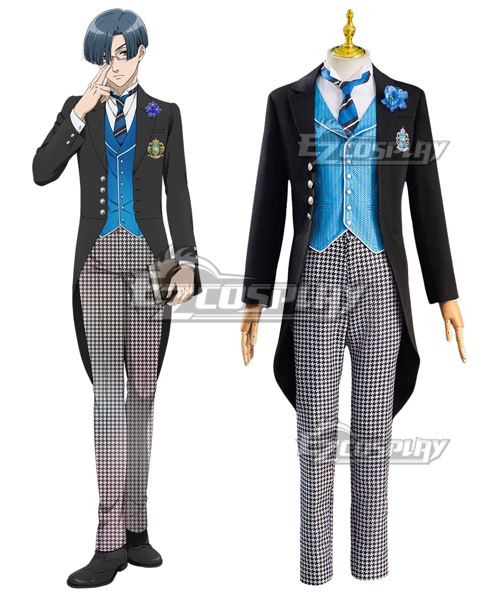 Black Butler: Public School Arc Lawrence Bluewer Premium Edition Cosplay Costume