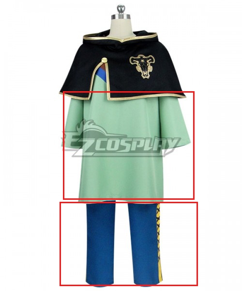 

Black Clover Luck Voltia Cosplay Costume - Only Top Trousers