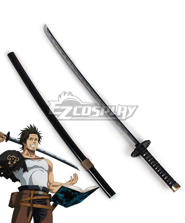 Black Clover Yami Sukehiro Sword and Scabbard Cosplay Weapon Prop