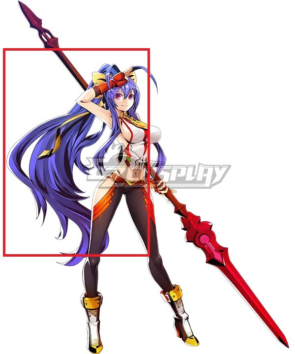 Blazblue: Central Fiction Mai Natsume Purple Cosplay Wig