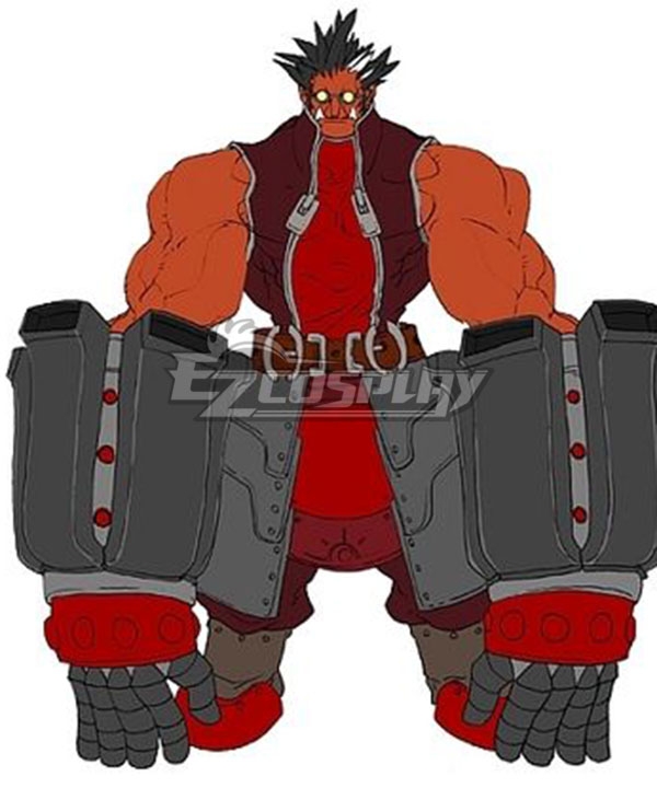 BlazBlue Iron Tager Cosplay Costume - No Armor