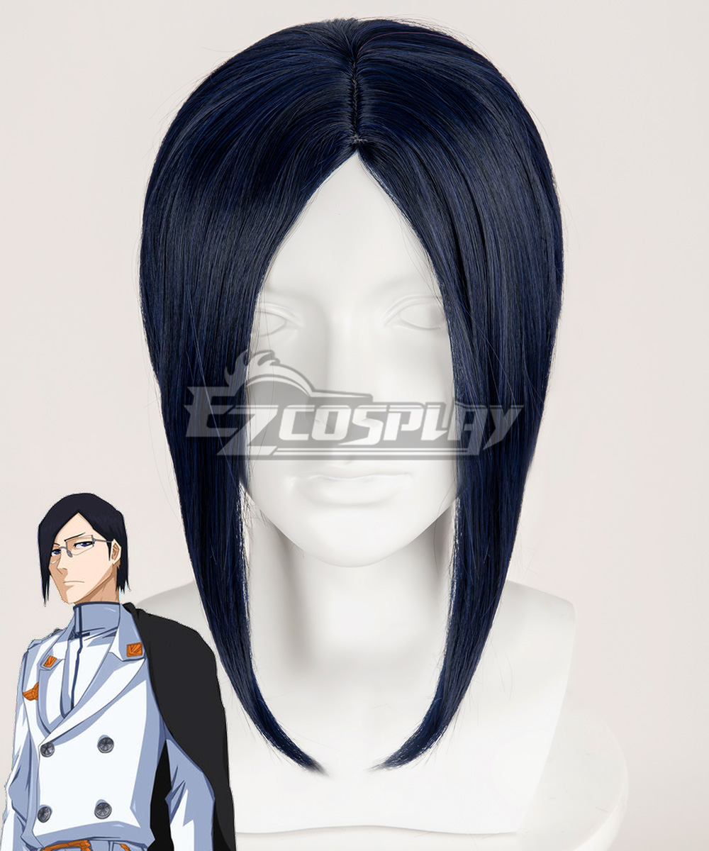 Bleach: Thousand Year Blood War Arc Ishida Uryuu Black Cosplay Wig