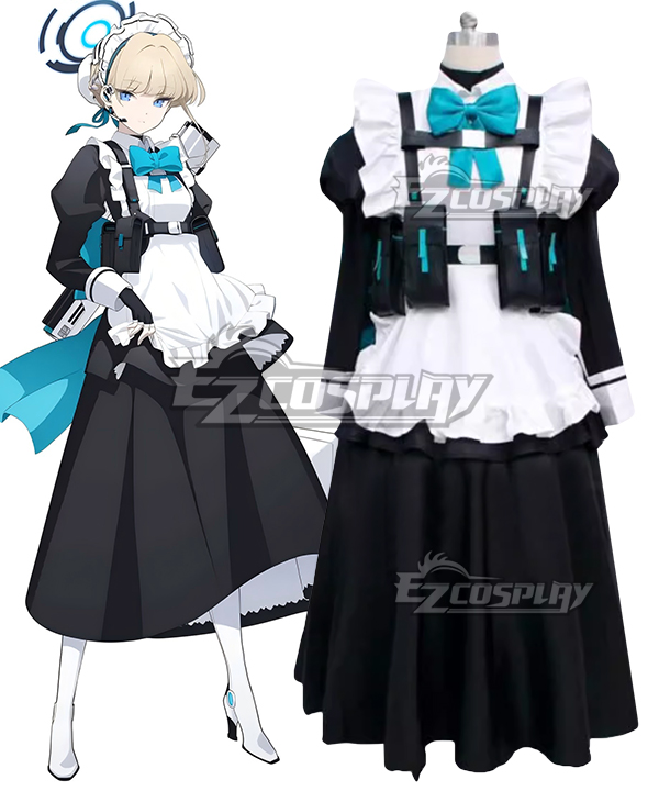 Blue Archive Asuma Toki Maid Cosplay Costume