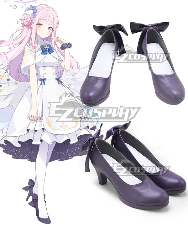 Blue Archive Misono Mika Black Cosplay Shoes