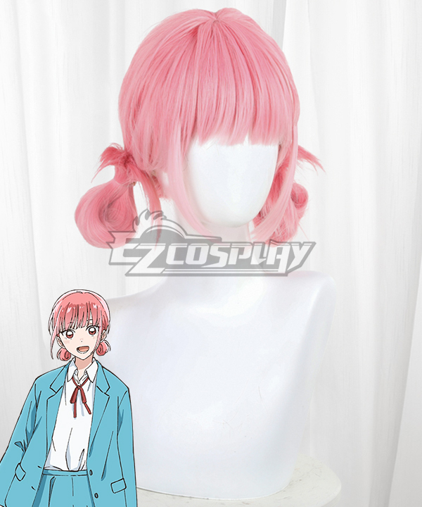Blue Box Ao no Hako Hina Chono Pink Cosplay Wig