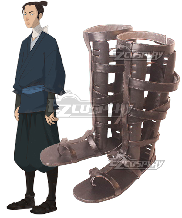 Blue Eye Samurai Mizu Shoes Cosplay Boots
