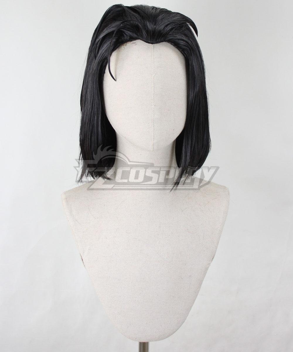 Blue Eye Samurai Taigen Black Cosplay Wig