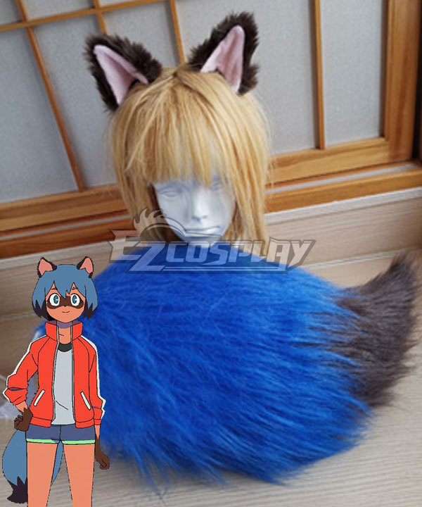 BNA Brand New Animal Michiru Kagemori Tail and Ears Cosplay Accessory Prop