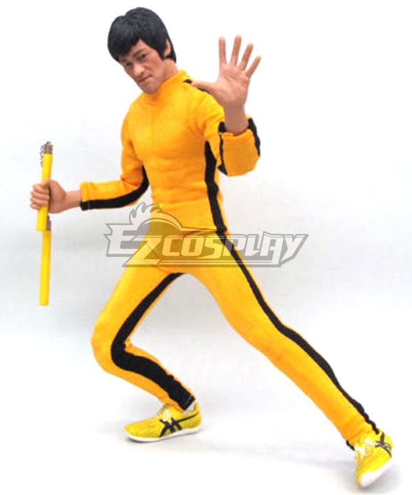 Bruce Lee Yellow Suit Jumpsuit Cosplay Costume