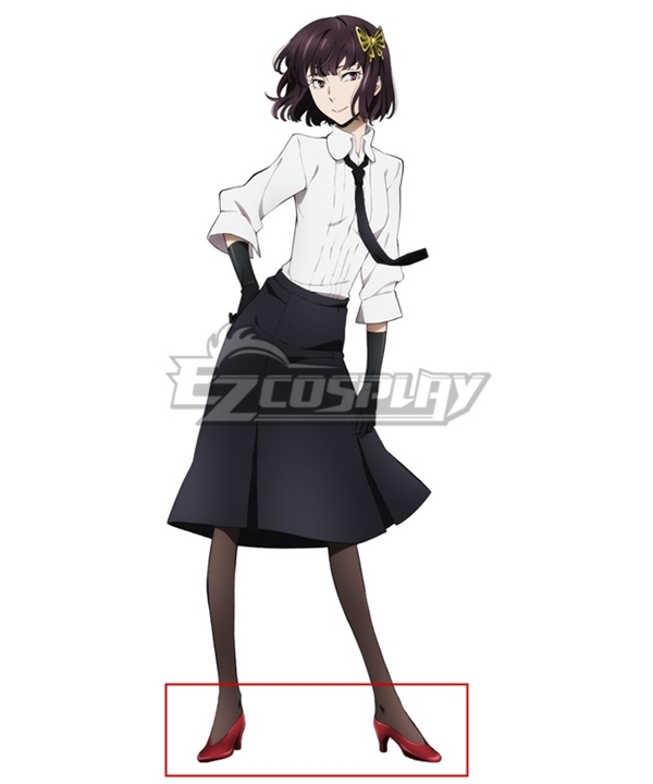 

Bungou Stray Dogs Akiko Yosano Headwear Red Cosplay Shoes